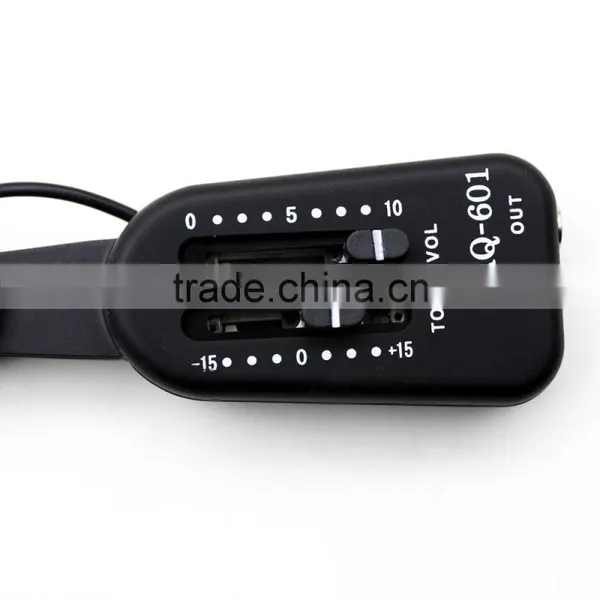 AQ-601 12hole Magnetic Sound Hole 38"/39"/40"/41" Acoustic Guitar Pickup Transducer With Volume Tone Tuner Audio Cable photo-3