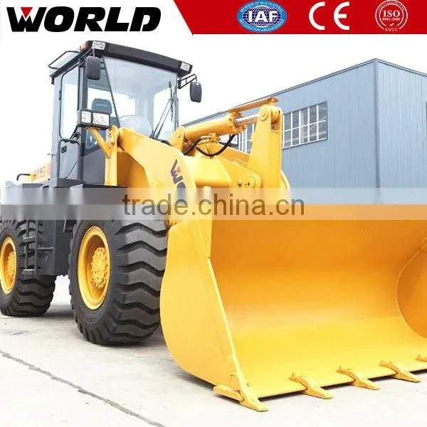 World Brand 3Ton Articulated Mini Wheel Loader With 1.8m3 Bucket Size