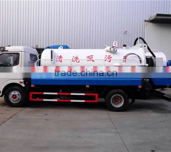 Good Quality 5cbm 4X2 Sewage Vacuum Sewer Cleaning Truck photo-2