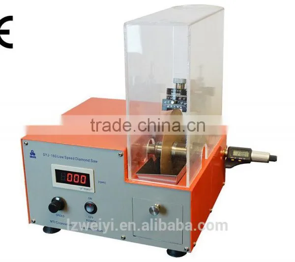 SYJ-160 Digital Low Speed Diamond Saw With 6" Diamond Blade & Complete Accessories photo-3
