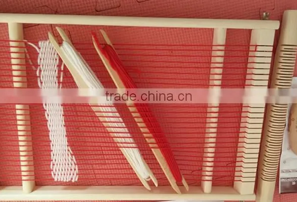 Kids Traditional Toy Creative Wooden Weaving Loom Chinese Manufacturer photo-2