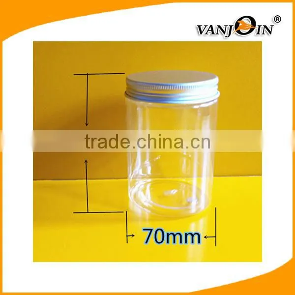 Hot Sale Wide Mouth 250ml Plastic Jar/pet Jars With Aluminum Lid photo-4