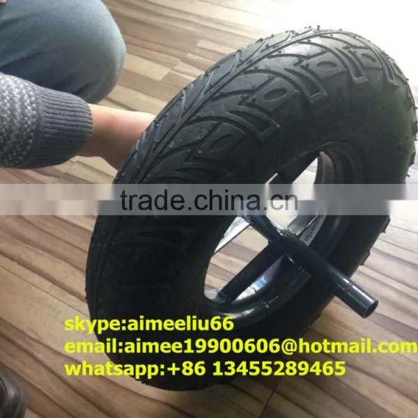 Wheel Barrow 8PR Rubber Tyre photo-4