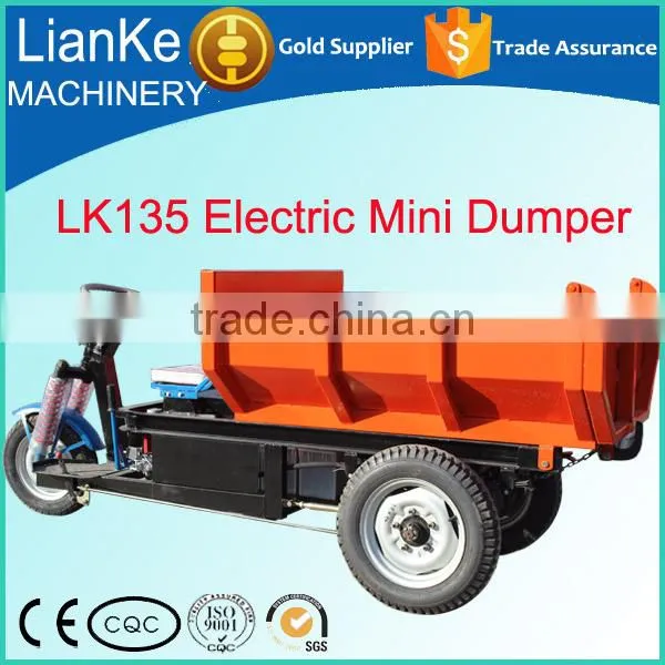 Good Quality Loading 1000kg Mini Site Dumper on Sale,hydraulic Electric Dumper Price