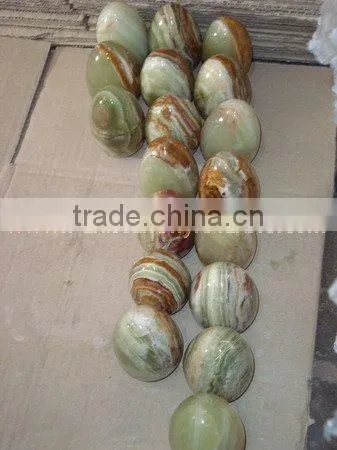 CUSTOM DESIGN AND SIZE POPULAR Handemade Good Price ONYX EGGS HANDICRAFTS photo-3