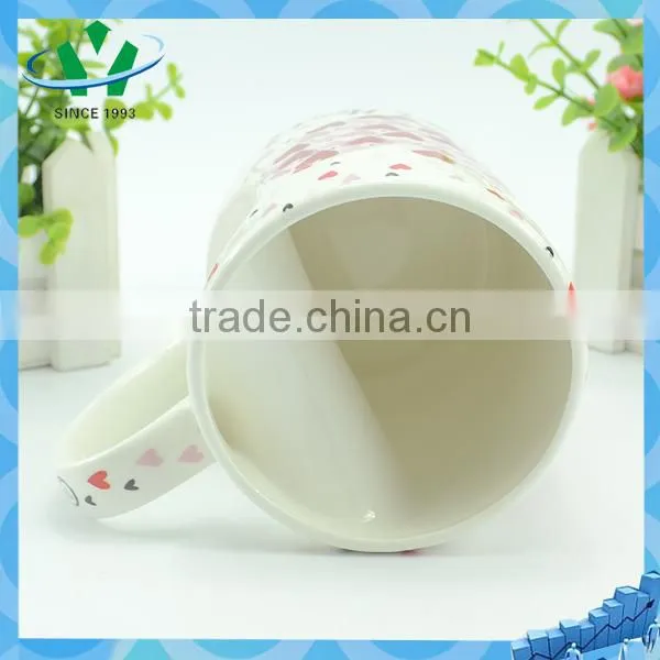 Wholesale Ceramic Coffee Mug With Heart-shaped Handle photo-5