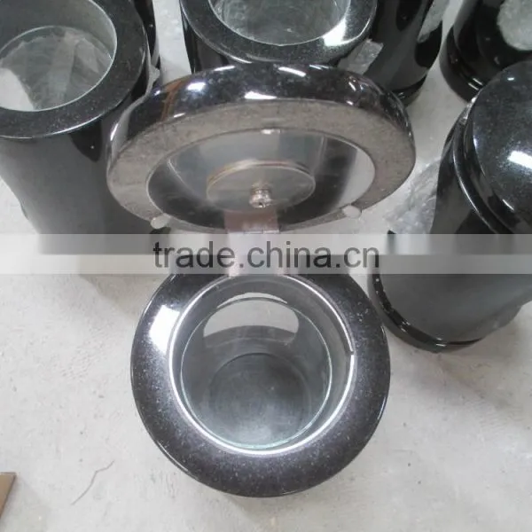Shan'xi Black Granite Stone Lattern for Gravestone photo-5