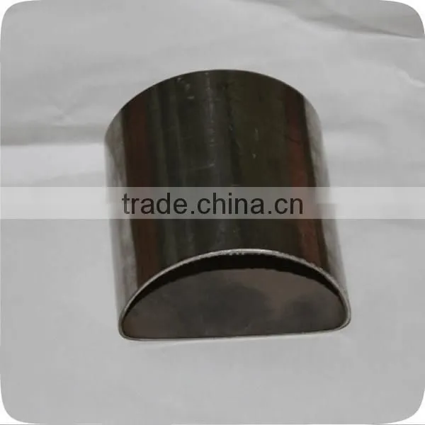 China Welded 304 316l Stainless Steel Half Round Pipe photo-2