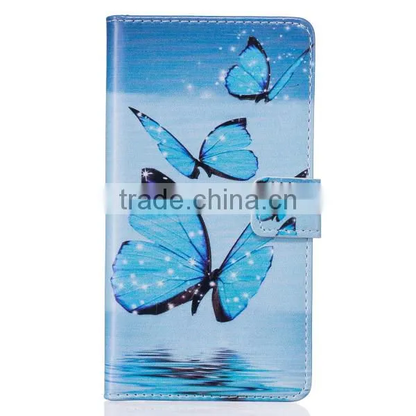 Universal Embossed PU Flip Stand Wallet Leather Mobile Phone Back Cover For IPhone 6 6S photo-2