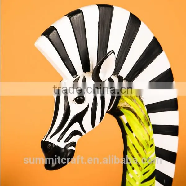 African Savannah Resin Animal Zebra Figurines African Souvenirs photo-2
