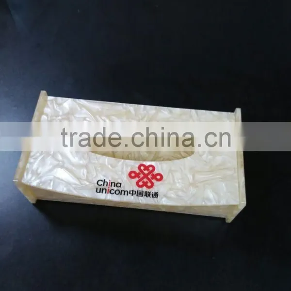 2015 Custom Multiuseful Design Simple Black Accrylic Tissue Box Acrylic Custom Printed Tissue Box photo-5