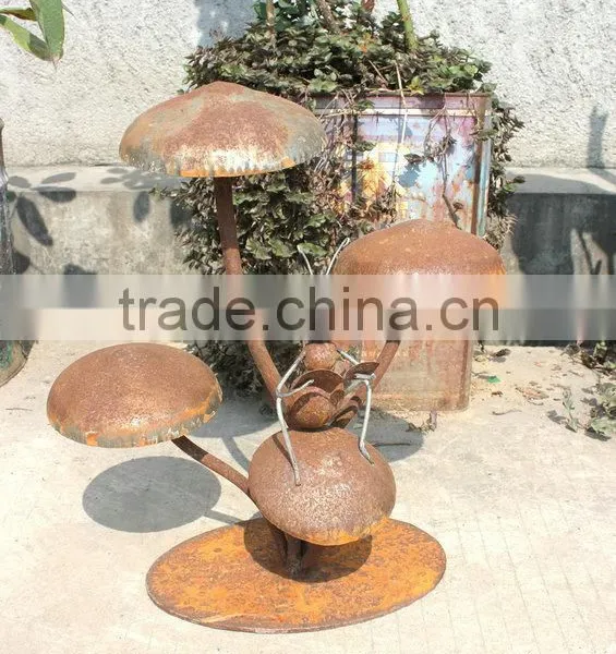 Garden Decoration Metal Mushroom photo-2