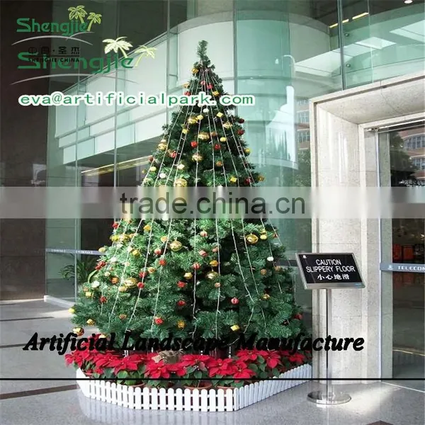 SJZJN 1516 Hot Sale Manmade Plastic Christmas Tree/Beautiful Look Christmas Tree High Quality photo-6
