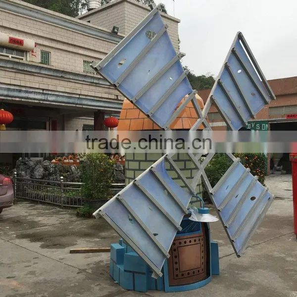 Outdoor Fiberglass Big Pinwheel Sculpture photo-2