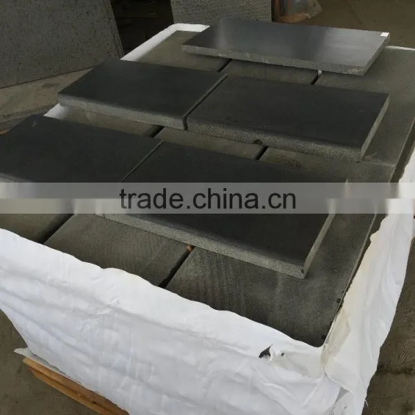 Antique Black Basalt Tiles Swimming Pool Tiles Black Basalt Swimming Pool Coping photo-4
