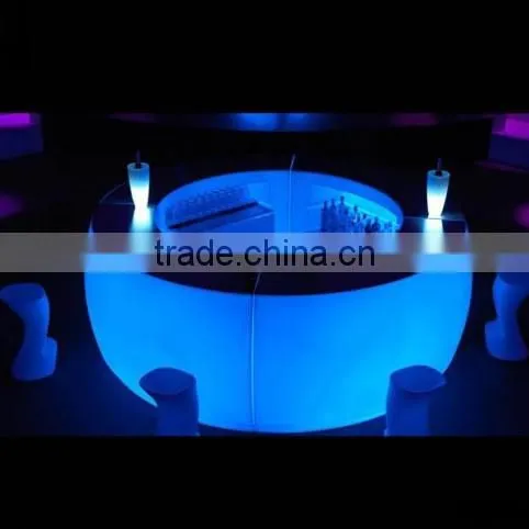 Modern Colorful IIIuminate LED Bar Counter With a Complete Circle photo-5