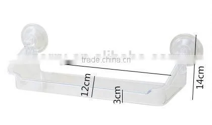 Plastic Transparent Holder/shelves With Sucker photo-2