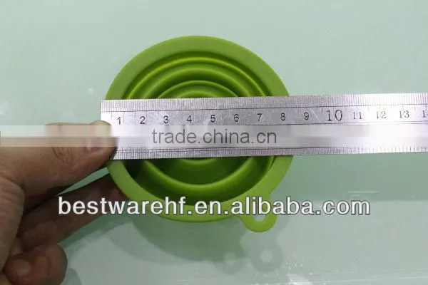 Multifuncational food grade Silicone ruber funnel