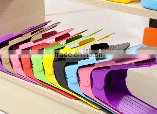 Creative Household Products Plastic Adjustable Shoe Racks photo-3
