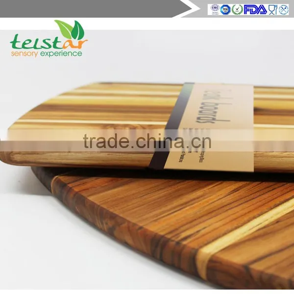 Manufacturers Wholesale Boards of Teak Rectangular Plate Handle and Juice Canal photo-6