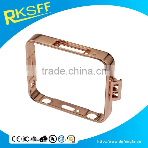 Plated Rose Golden Wristwatch Case photo-2