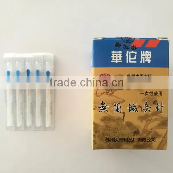 Hwato Brand Copper Acupuncture Needle Sterile Acupuncture Needle With Loop Factory Price Length 100mm 125mm photo-2