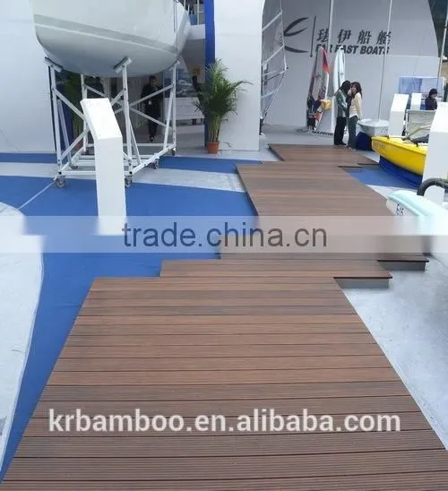 Anti-slip Termite Resistance Moisture Proof Building Materials Bamboo Decking for Outdoor Use