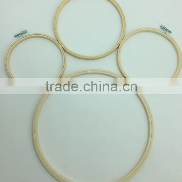 10 Inch Bamboo Material and Carved Technique Embroidery Hoop photo-2