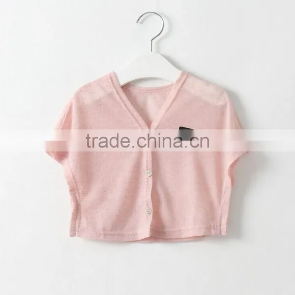 Kids T-shirt Wholesale V-neck Short Sleeve Summer Sunscreen Tops photo-2