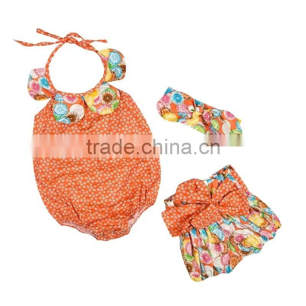 2017 NEW Summer Baby Romper Set Children Cotton Shorts Outfits Boutique Childrens Clothes Gift Sets photo-4