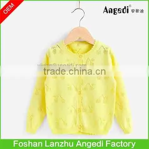 2016 Fashion Baby Girls' Sweater Girls Cardigan Kids Autumn Outerwear Children Knitted Sweater photo-2