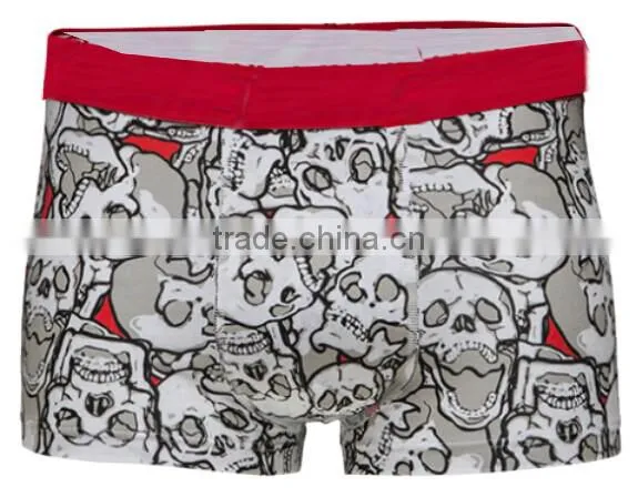 Men Sexy Pop Colorful 3D Print Cotton Boxer Shorts Briefs photo-2