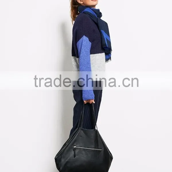 Custom Brand Sweaters Ladies Three Color Fashion Korean Knitted Cardigan For Women photo-3