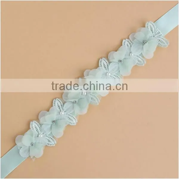 F10002N Wholesale Baby Headband Lace Flower Hair Band Fashion Baby Girls Hair Accessory photo-5