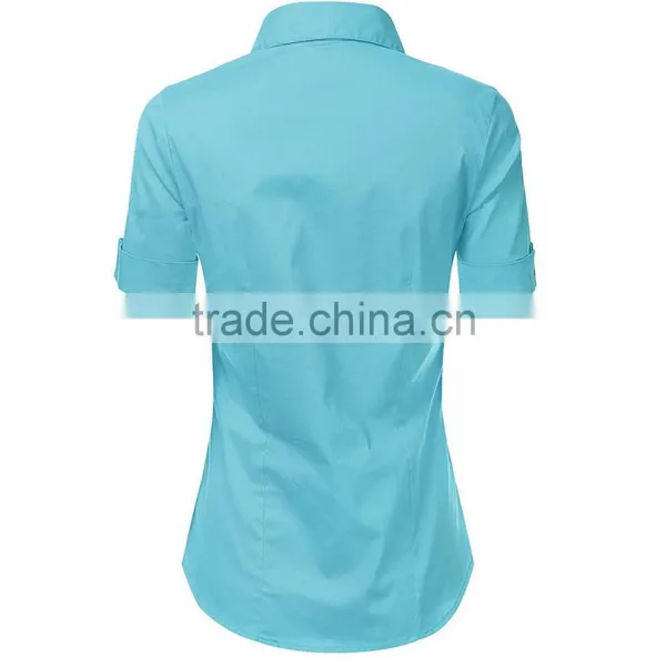 2016 Fashion Business Shirts for Ladies Office Women Working Shirts photo-6