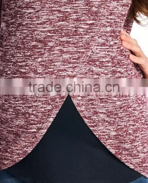 Long Sleeve Maternity Clothes and Nursing Breastfeeding Tops photo-5