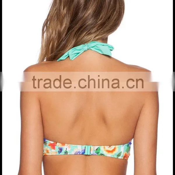 Fashion Sexy Bikini Swimsuit Female Waist Floral Bikini Explosion Models photo-2