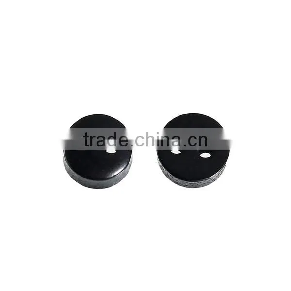 Wholesale Scrapbooking 2 Holes Round Black 6mm Dia Resin Sewing Buttons photo-3