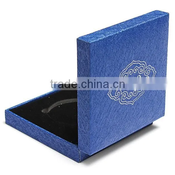 2016 New Arrival Coin Medal Presentation Box Display Case Single Coin Blue Holder With Capsule photo-4