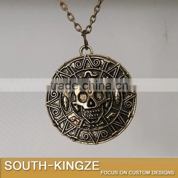Carribean Film Preparation Pop Bronze Plated Jewelry Pendant photo-2