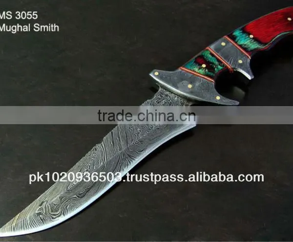 Handmade Damascus Hunting Knife