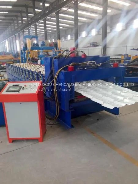 820/960 Step Tile Roll Forming Machine photo-2