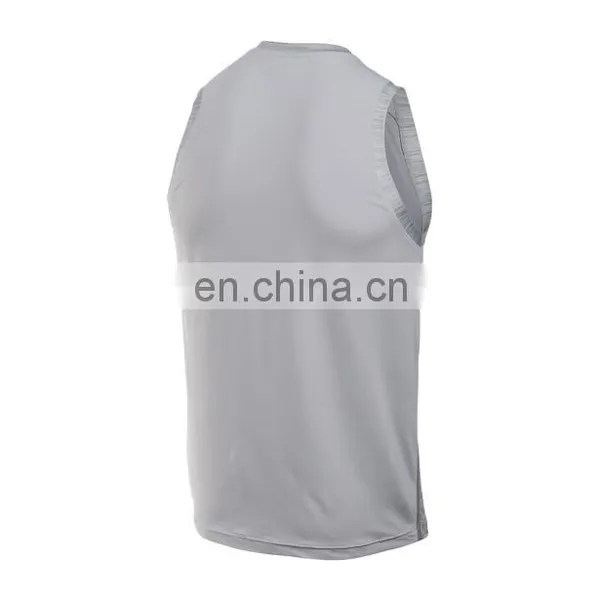 Factory New Screen Printing Custom Logo Muscle Mans Tank Top photo-5