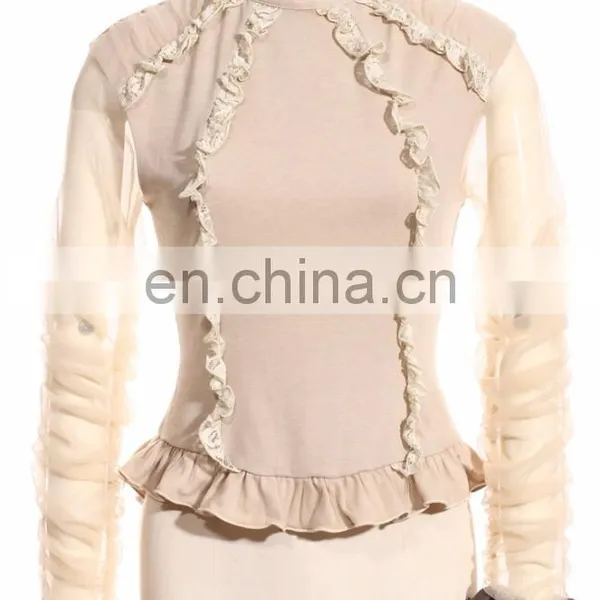 Steampunk Soft Blouse-top With Aviator Jabot photo-3