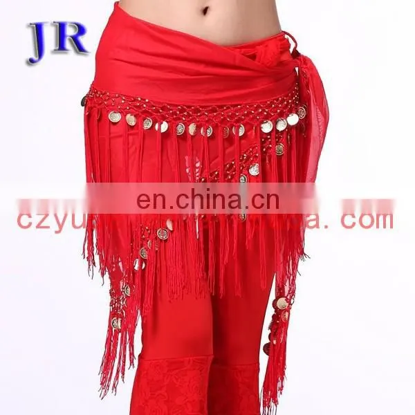 Tribal Tassel Belly Dance Hip Scarf Belt With Coins for Women Y-2017# photo-2