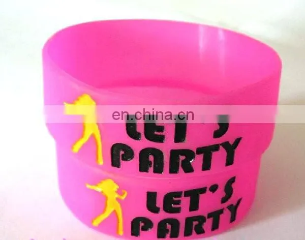 Promotional Cheap Silicone Embossed Custom Bracelet photo-6