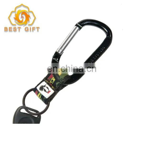 Custom High Quality Ribbon Clip Carabiner For Outsports photo-3