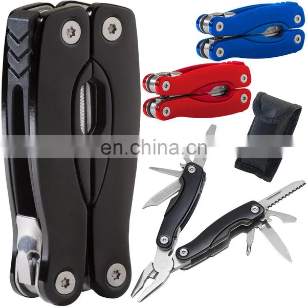 11in 1 Foldable Stainless Steel and Aluminum Multi Plier Tools With Flathead and Kifte and More Tools