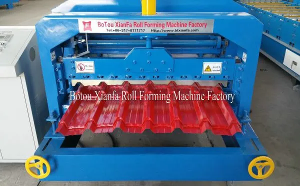 International Standard IBR Glazed Tile Roofing Roll Forming Machine photo-3