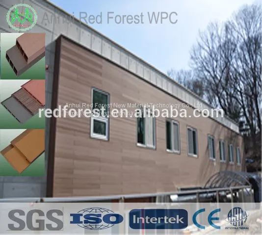 Decorative Wood Plastic Composite Exterior Wall Panel photo-2